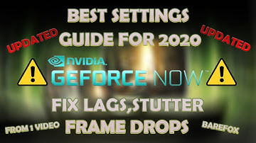 How to fix Geforce NOW lag *BEST* GeforceNow SETTINGS 2020! (NO INPUTLAG/DELAY/LAG!)