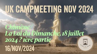 2024 Novembre 16 Wales - Bilingue : 1. CME : Loi du dimanche, 18 juillet 2024 ? 1P - 16/11/2024