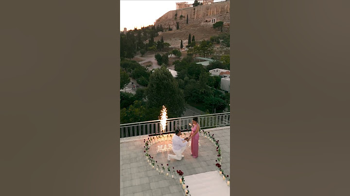 EVLİLİK TEKLİFİ | I SAID YES! ACEOPOLIS ATINA