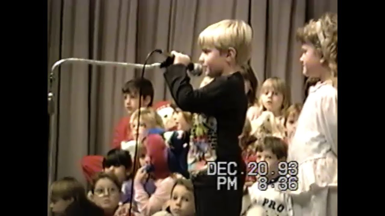 1993 December Kindergarten Christmas Program YouTube