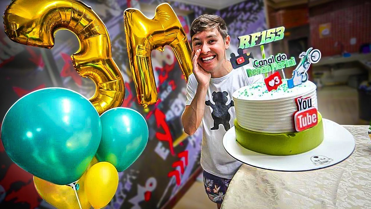 GANHEI UMA FESTA SURPRESA EM COMEMORAÇÃO AO 3 MILHÕES NO CANAL