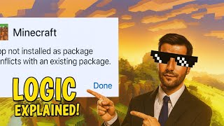 Minecraft App Not Installed Fix | Package Conflicts Problem Solve 2025 | 100% Working