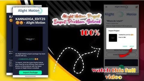 🫵 ALIGHT MOTION ✨LINK 🖇️ IMPUT 😵‍💫 PROBLEM 🤔 SOLVED IN KANNADA 🎯 VIDEO PLEASE 🥺 SUBSCRIBE MADI 🍁