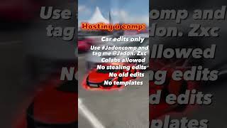 Hosting A Car Edit Comp Jadoneditz