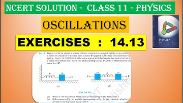 NCERT SOLUTION | CLASS 11 PHYSICS | EXERCISES 14.13  | OSCILLATIONS  IN  TAMIL |  CBSE SOLUTION