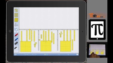 PiPad Mathematics: iPad Number Pieces App used to divide whole numbers