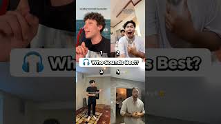 Men voices challenge dancing in the moonlight #cover #foryou #singing #song #shortvideo #fyp #shorts