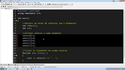 O que é um vetor estrutura de dados?