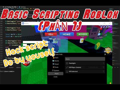 Basic Scripting Roblox | 30 Lệnh cơ bản cho ngôn ngữ Lua Script (Phần 1 ...