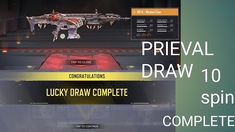 *NEW* Primeval Draw | 10 spin | DR-H "wicked claw" & Sentinel Recon "primal" unlocked + Gameplay.