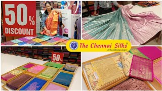 🔥50% ஆடி தள்ளுபடி For காஞ்சிபட்டு Sarees/₹845 Starts Soft Silk/₹1,000 Onwards Half Pure Bridal saree screenshot 2
