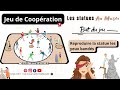 Rgle du jeu les statues au muse  jeux de coopration sportif pour enfants