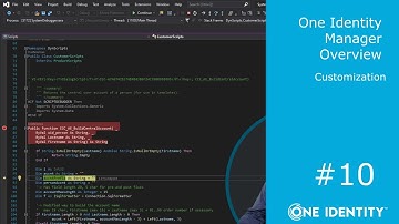 One Identity Manager | Overview #10 | Customization Overview