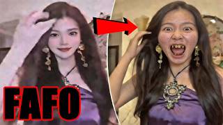 Beauty Influencer FINDS OUT when her filter GLITCHES on stream! FAFO!