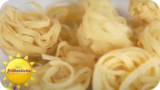 Angeber-Cannelloni - Nudeln mal anders dank Pasta-Baukasten | SAT.1 Frühstücksfernsehen