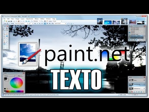 Video: Cómo Escribir Texto En Una Imagen En Paint.net