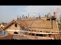 Smart Techniques Building Biggest Sloping Roof Concrete Mixer Construction House Step By Step Smart Techniques Building Biggest Sloping Roof Concrete Mixer Construction House Step By Step
