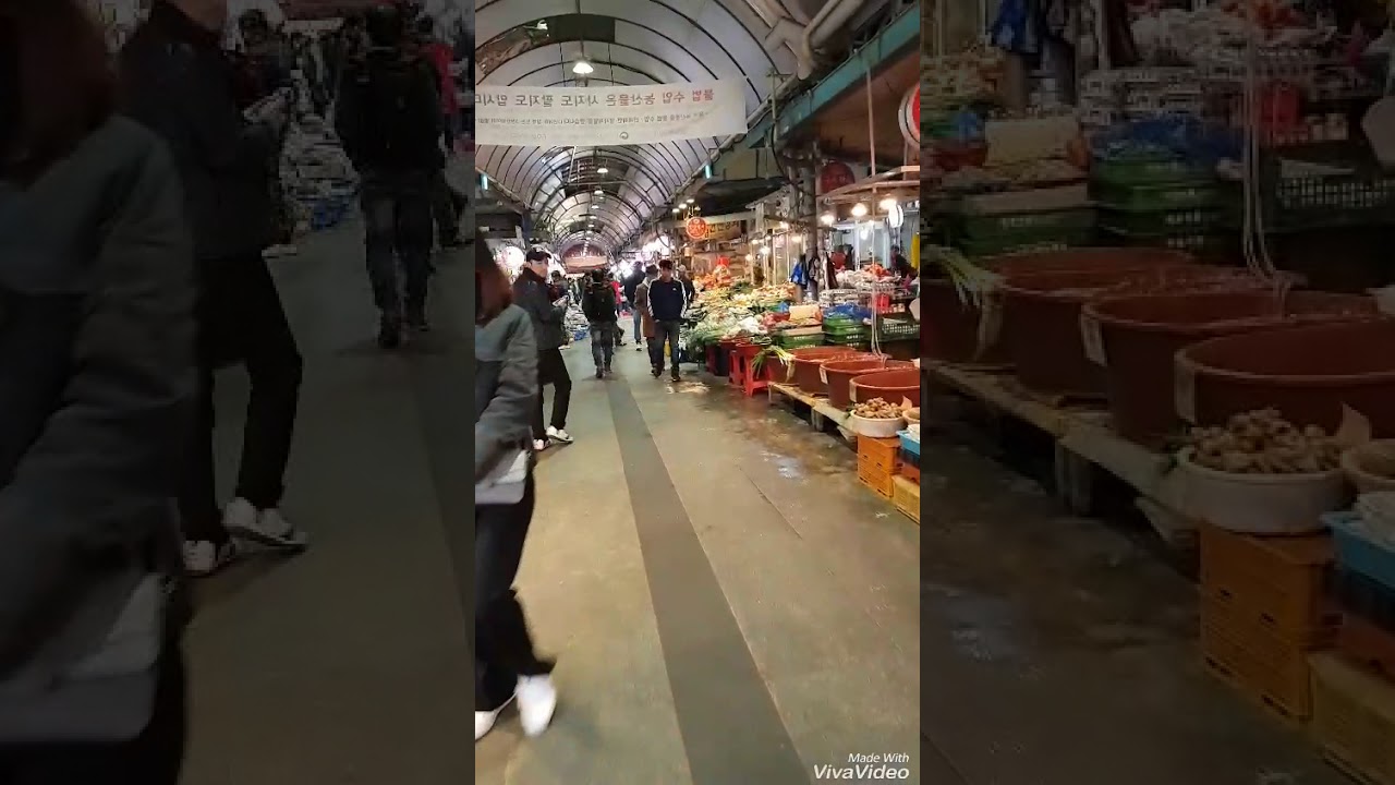  JALAN  JALAN  MALAM DI  PASAR KOREA  SELATAN  YouTube