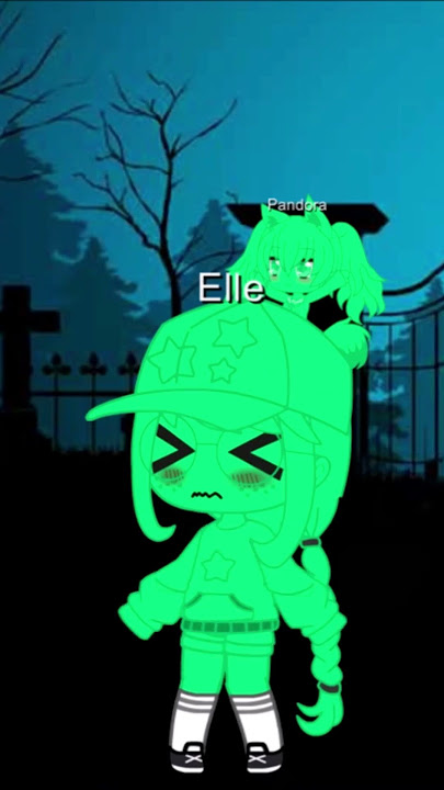 green wolf transfur (gacha club)