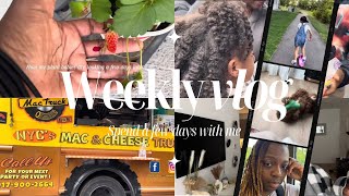 A Few Days in My Life Vlog| Food Truck Festival + Chit Chat + 1000 SUBSCRIBERS!