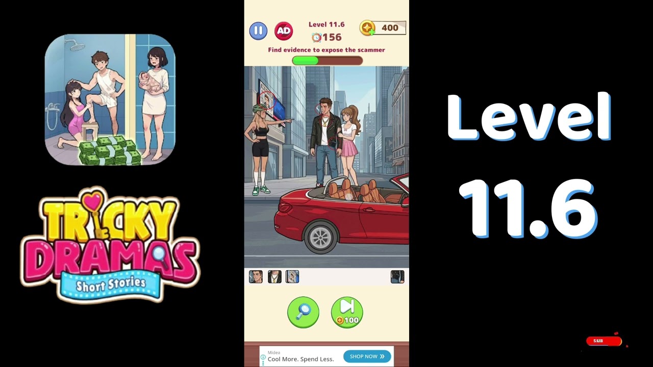 Tricky Dramas Short Stories Level 11.6 Walkthrough