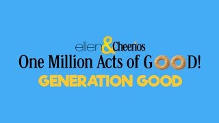 Ellen Announces Cheerios Generation Good
