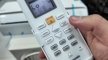 Cách hẹn giờ tắt bật điều hòa panasonic
