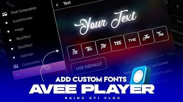 🔥How to Add Any Custom Font in Avee Player | Full Step by Step Guide