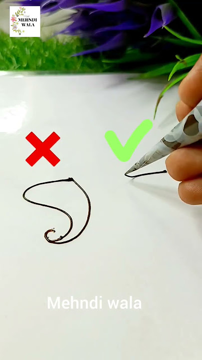 मेहंदी लगाना सीखे | मेहंदी लगाना |  मेहंदी कैसे लगाये | mehandi lagana sikhe #mahendi  #mehndi 🌿🌿🌿