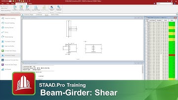 Designing Beam-Girder Connections for Shear in STAAD.Pro