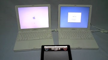 HD vs SSD: Mac OS X Tiger on Apple iBook G4