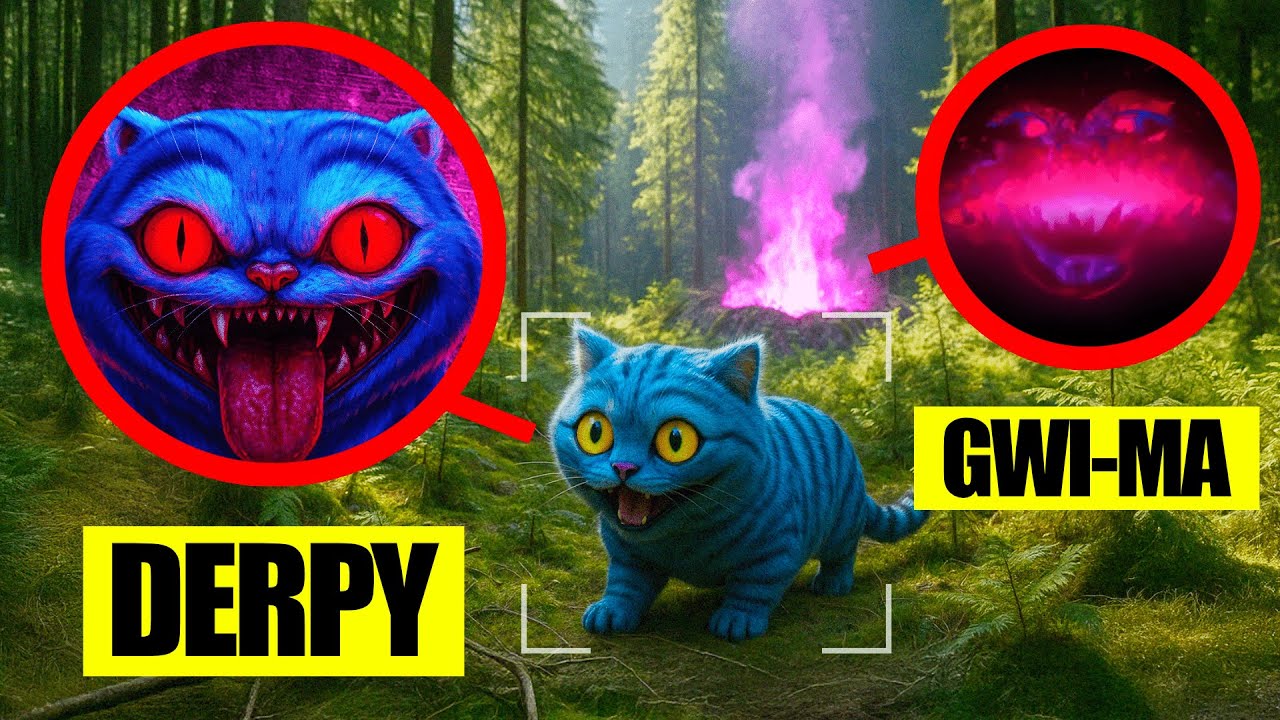 МОЙ ДРОН СНЯЛ СИНЕГО ТИГРА KPOP DEMON HUNTERS в РЕАЛЬНОЙ ЖИЗНИ!! DERPY + GWI-MA! 😨