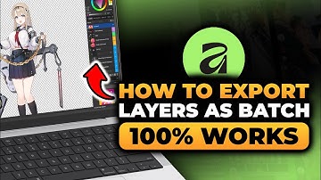 How To Export Layers as Batch in Affinity (100% WORKS) | FAST & EASY | NO Yapping, To The Point!