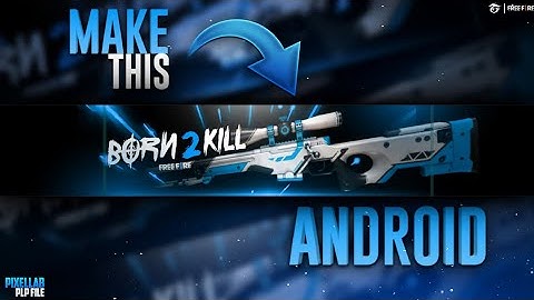 How to Make YouTube Banner Like B2k ( Born2kill ) || Gaming YouTube Banner making || Free Fire