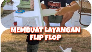 diy bikin layangan flip flop #bikin #kreasi #diy #art #layangan #flipflops #viralvideo #viral