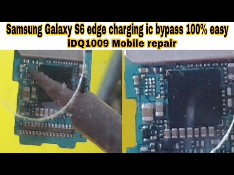 Samsung Galaxy S6 edge charging ic bypass 100% easy complete guide repair by idq1009.official