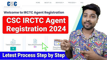 CSC IRCTC Registration 2024 | csc irctc agent id kaise le | csc irctc registration process
