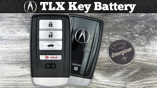 How To Change Acura TLX Remote Fob Key Battery 2015  2023 Remove Replace Acura TLX Key Batteries