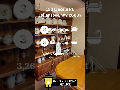 156 Lincoln Pl, Follansbee, WV home video tour