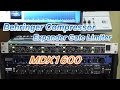 機材紹介 コンプレッサー Behringer MDX1600 録音機材 エフェクター DTM
