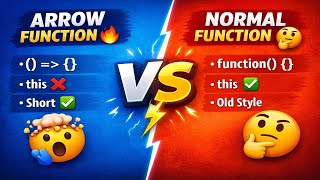 JavaScript Arrow Function vs Normal Function