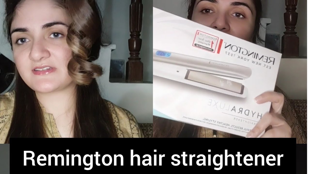 review on Remington hydralux hair straightener|| hair straightener || moqadas haider