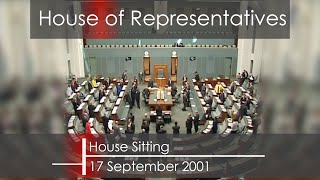 House Sitting - 17 September 2001 (Response to September 11 Attacks)