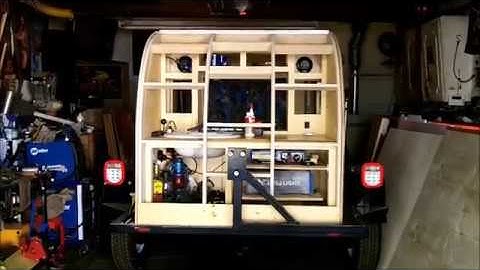 Teardrop Camper back hatch build