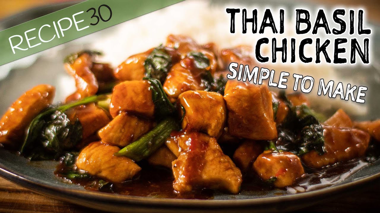 Spicy Thai Basil Chicken - Pad Krapow Gai