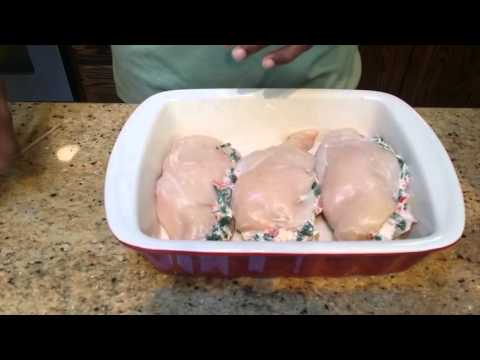 Weight Loss Recipes Rock's Kitchen VSG Cooking: Stuffed Chicken with Artichoke and Spinach dip