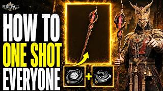 Mistfall Hunter - Sorcerer Strongest Build Almost One Shot EVERYONE! -  Best Sorcerer build guide