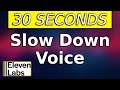 How to Slow Down Voice in Elevenlabs (Easy Tutorial)
