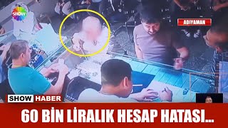 60 bin liralık hesap hatası...