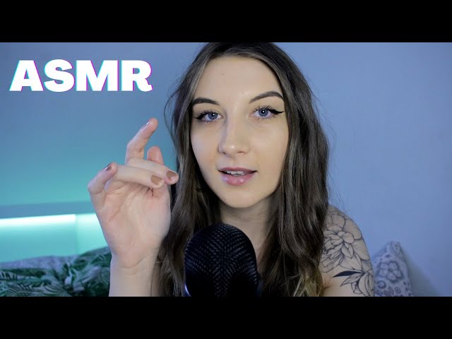 ASMR| **MY FAVOURITE** ASMR TRIGGERS ❤ [ HD ] (mouth sounds, inaudible whispering, follow light)